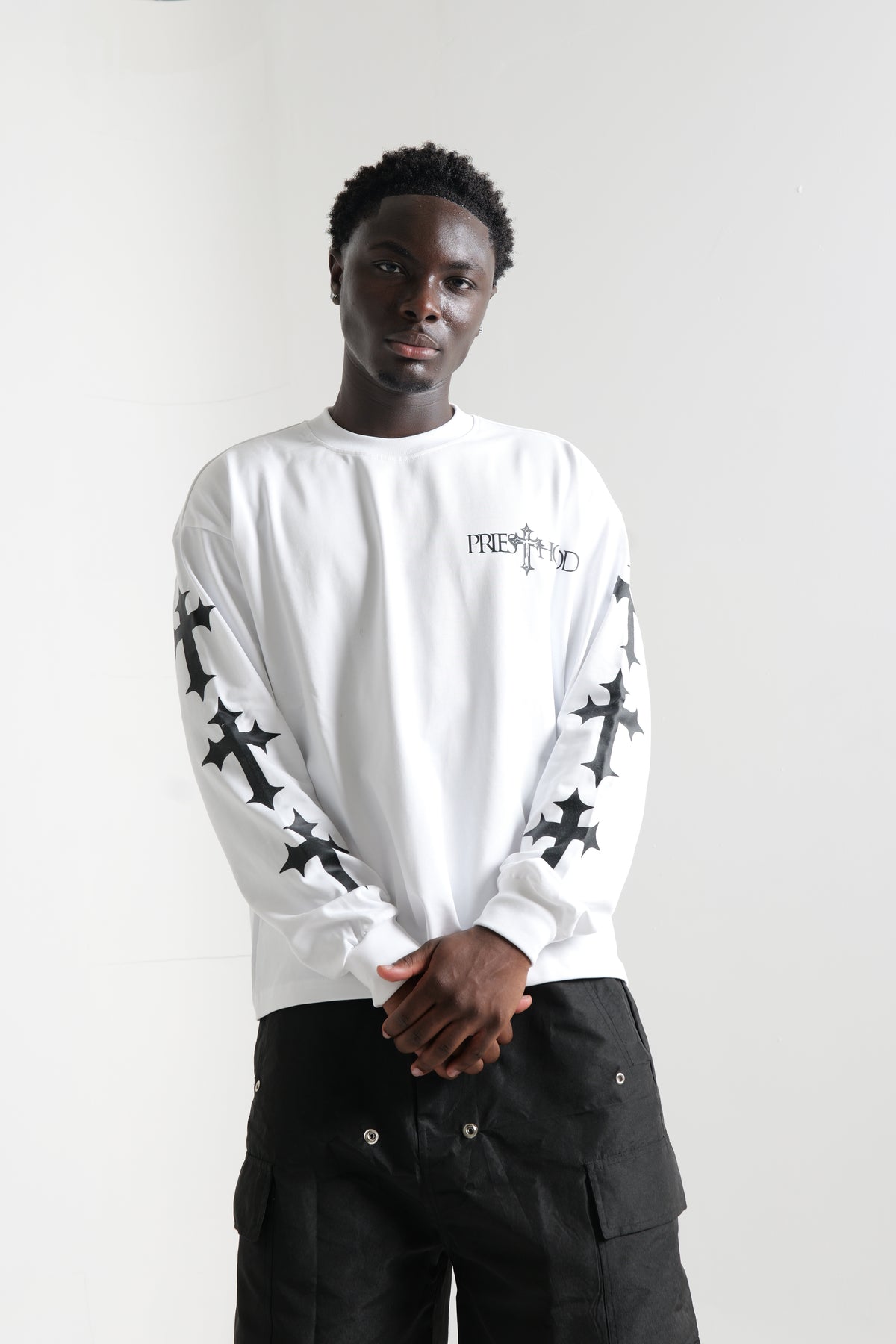 Dominion Core White Long Sleeve Tee