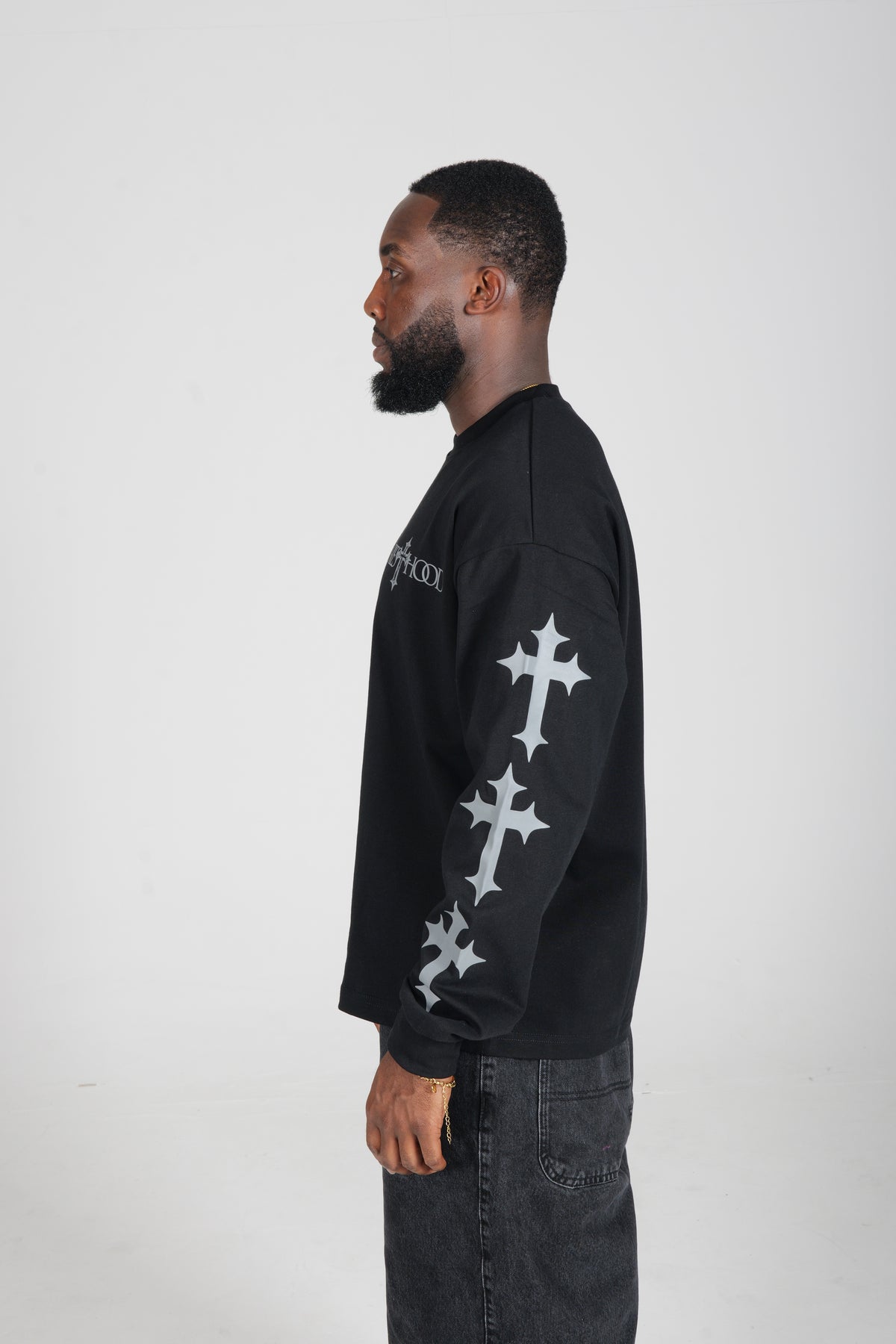 Dominion Core Black Long Sleeve Tee
